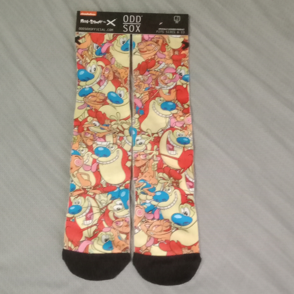New Ren and Stimpy Socks